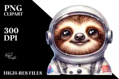 Baby Sloth with Goofy Smile PNG Product Image 2
