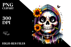 Funny Skeleton Design PNG Product Image 2