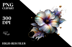 Abstract Glossy Petunia, Material PNG Product Image 2