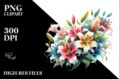 Colorful Abstract with Small Lily Product Image 2