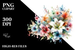 Colorful Abstract with Small Lily Product Image 2