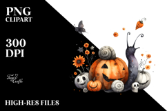 Halloween Snail Design, High-Res PNG Product Image 2