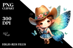 Small Fairy Cowboy Hat Clipart Product Image 2