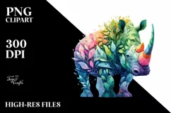 Rhino Plant Leaves PNG Product Image 3