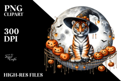 Tiger Halloween Party PNG Product Image 2