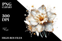 Detailed Glossy Narcissus Golden Watercolor Product Image 3