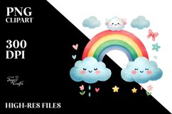 Watercolor Rainbow PNG Product Image 2