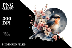 Grungy Bird PNG Product Image 2