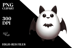 Digital Painting with Funny Bat PNG Product Image 2