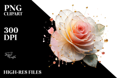Material Rose Watercolor Splash PNG Product Image 2