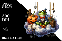Frog Halloween Theme PNG Product Image 2