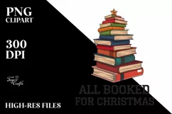 All Booked for Christmas PNG Clipart Product Image 2