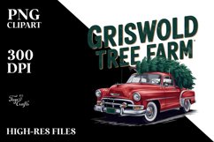 Griswold Tree Farm PNG Clipart |Tshirt Design Product Image 8