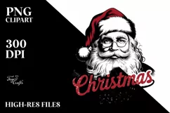 Christmas Vibes Santa PNG Clipart Product Image 2