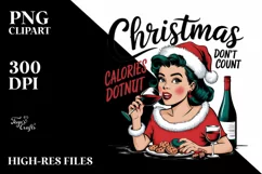 Christmas Calories Don't Count Clipart Product Image 2