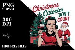 Christmas Calories Don't Count Clipart Product Image 1