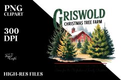 Griswold Tree Farm PNG Clipart |Tshirt Design Product Image 8