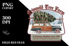 Griswold Tree Farm PNG Clipart |Tshirt Design Product Image 5
