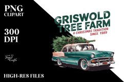 Griswold Tree Farm PNG Clipart |Tshirt Design Product Image 8