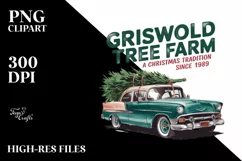 Griswold Tree Farm PNG Clipart |Tshirt Design Product Image 8
