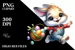 Easter Bunny Clipart |T-shirt, Mug PNG Product Image 8