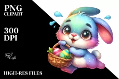 Easter Bunny Clipart |T-shirt, Mug PNG Product Image 1