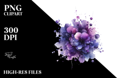 Abstract Violet Made of Material, PNG Product Image 2