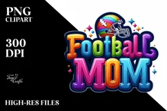 Football Mom PNG Product Image 1