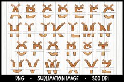 SUPER 7 Christmas Split Monogram sublimation set bundle Product Image 14