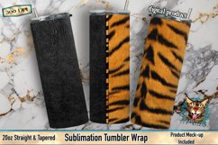 Tiger Sublimation, Split Design, Tumbler Design Bundle, Tumbler Wrap Bundle