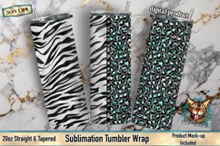 Tiger Sublimation, Split Design, Tumbler Design Bundle, Tumbler Wrap Bundle