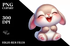 Bunny , Clipart |T-shirt, Mug PNG Product Image 8