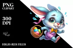 Easter Bunny Clipart |T-shirt, Mug PNG Product Image 8