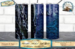 This alcohol ink split tumbler design sized to fit 20oz sublimation skinny tumblers, this is a seamless design that features a snakeskin texture.