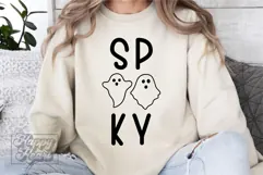 Spooky SVG - Retro Halloween PNG - Spooky Season Ghost SVG Product Image 2