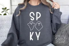 Spooky SVG - Retro Halloween PNG - Spooky Season Ghost SVG Product Image 3