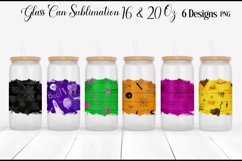 Halloween Libbey Glass | Glass Can Bundle Sublimation Product Image 1
