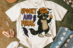 Spooky And Feral Raccoon PNG, Halloween PNG, Funny Halloween Product Image 4
