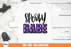 Spooky Babe PNG, Cute Halloween Sublimation for Babies Product Image 1