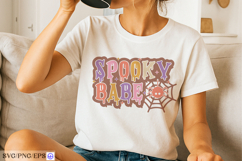 Spooky Babe Halloween SVG PNG T-shirt Design Product Image 2