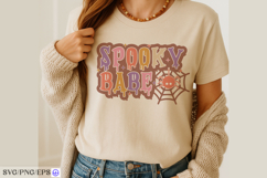 Spooky Babe Halloween SVG PNG T-shirt Design Product Image 3