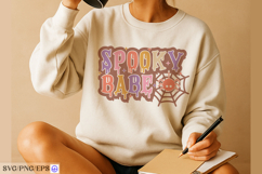 Spooky Babe Halloween SVG PNG T-shirt Design Product Image 4