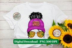 Spooky Babe Hat Bun Retro Halloween PNG Product Image 2