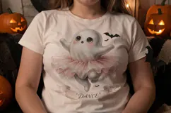 Spooky Ballet Ghost Sublimation Product Image 2