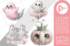 Spooky Ballet Ghost Sublimation Product Image 1