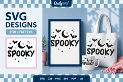 Spooky Halloween Bat SVG Product Image 2