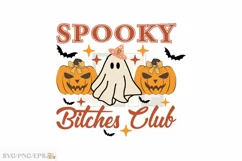 Coquette Bow, Halloween Spooky Ghost PNG SVG T-shirt Design Product Image 1