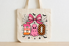 Spooky Boo Ghost Png, Neon Pink Halloween Sublimation Product Image 3