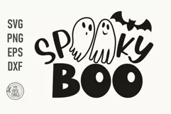 Spooky Boo svg cut file You can use for your kids Halloween shirts, baby onsie, bodysuits, bibs, decals, posters, signs, stickers, mugs, decorations and more