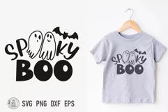 Spooky Boo svg cut file You can use for your kids Halloween shirts, baby onsie, bodysuits, bibs, decals, posters, signs, stickers, mugs, decorations and more